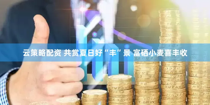 云策略配资 共赏夏日好“丰”景 富硒小麦喜丰收