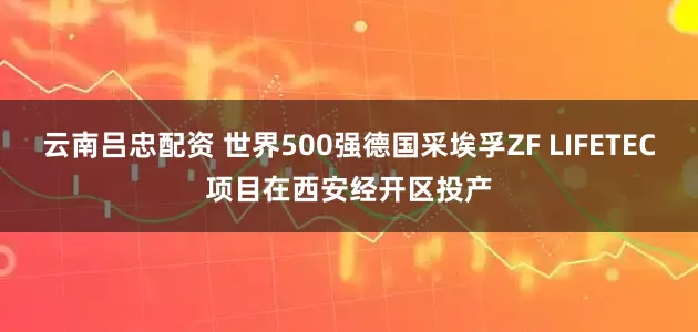云南吕忠配资 世界500强德国采埃孚ZF LIFETEC项目在西安经开区投产
